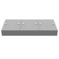 Milbank Line-to-Load Bussed Gutter – 600V, Lift-Off Screw Front, NEMA 3R