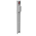 Milbank 4 Terminal Ring-Type Mobile Home Power Plain Top Single Pedestal Direct Bury