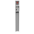 Milbank 4 Terminal Ring-Type Mobile Home Power Plain Top Single Pedestal Direct Bury