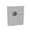 Milbank Ringless Lever Bypass Meter Main-Dual Main Breaker Pedestal, 4 Terminal, Direct Bury