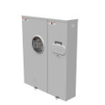 Milbank Ringless Lever Bypass Meter Main-Dual Main Breaker Pedestal, 4 Terminal, Direct Bury