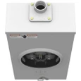 Milbank MIL-U6193-RL/YL 5 Terminal Ringless Meter Socket - Quadplex Ground Lever Bypass Configuration