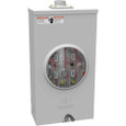 Milbank MIL-U6193-RL/YL 5 Terminal Ringless Meter Socket - Quadplex Ground Lever Bypass Configuration