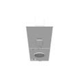 Milbank U5767 7 Terminal Ringless Meter Socket - Large Closing Plate Lever Bypass, 480V Cold Sequence