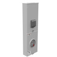 Milbank U5767 7 Terminal Ringless Meter Socket - Large Closing Plate Lever Bypass, 480V Cold Sequence