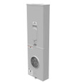 Milbank U5767 7 Terminal Ringless Meter Socket - Large Closing Plate Lever Bypass, 480V Cold Sequence