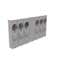 Milbank U5886-X-KK 4 Terminal Ringless Meter Socket Large Closing Plate Horn Bypass 6 Position 6-200 Ampere Main Breaker Provision Horizontal
