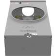 Milbank U7262 4 Terminal Ringless Meter Socket - Small Hub Open, Triplex Ground Configuration