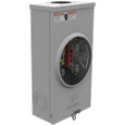 Milbank U7262 4 Terminal Ringless Meter Socket - Small Hub Open, Triplex Ground Configuration