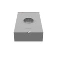 Milbank U5864-X-HSP 5 Terminal Ringless Large Closing Plate Lever Bypass Stainless Steel Hasp Wide Shell