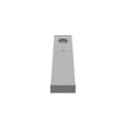 Milbank 4 Terminal Ringless Meter Socket Plain Top Lever Bypass Single Pedestal Direct Bury, 1 Position 320 Ampere