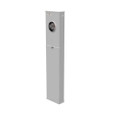 Milbank 4 Terminal Ringless Meter Socket Plain Top Lever Bypass Single Pedestal Direct Bury, 1 Position 320 Ampere