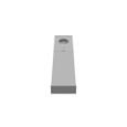Milbank 4 Terminal Ringless Meter Socket Plain Top Lever Bypass Single Pedestal Direct Bury, 1 Position 320 Ampere