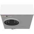 Milbank U4413-O 4 Terminal Ringless Plain Top Left Facing Socket