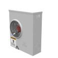 Milbank U4413-O-KK 4 Terminal Ringless Meter Socket, Plain Top Horn Bypass Left Facing Socket