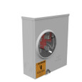 Milbank U4413-O-KK 4 Terminal Ringless Meter Socket, Plain Top Horn Bypass Left Facing Socket