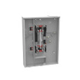 Milbank U2862-X 4-5 Terminal Ringless Meter Socket Large Closing Plate 2 Position 2-200 Ampere Main Breaker Provision