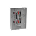 Milbank U2862-X 4-5 Terminal Ringless Meter Socket Large Closing Plate 2 Position 2-200 Ampere Main Breaker Provision