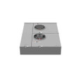Milbank U2862-X 4-5 Terminal Ringless Meter Socket Large Closing Plate 2 Position 2-200 Ampere Main Breaker Provision