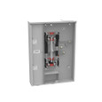 Milbank U2862-X 4-5 Terminal Ringless Meter Socket Large Closing Plate 2 Position 2-200 Ampere Main Breaker Provision