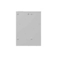 Milbank U2862-X 4-5 Terminal Ringless Meter Socket Large Closing Plate 2 Position 2-200 Ampere Main Breaker Provision