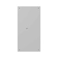 Milbank 12-Inch Width Steel Screw Cover Type 1 With Teardrop Slots Mounting Holes In Back