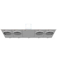 Milbank U1254-RXL-KK-K1 4 Terminal Ringless Large Hub Open Adapt To Small Hub Open Horn Bypass Single Connector 6-350kcmil