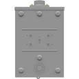 Milbank U1770-YL-TG-KK-BLG 5 Terminal Ringless Meter Socket 1.25 In Hub Triplex Ground Horn Bypass with 7/8" Barrel Lock Provision