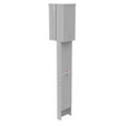 Milbank U5220-XL Unmetered RV Power Pedestal Small Closing Plate, Double Pedestal Direct Bury Outdoor Power Distribution