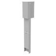 Milbank U5220-XL Unmetered RV Power Pedestal Small Closing Plate, Double Pedestal Direct Bury Outdoor Power Distribution
