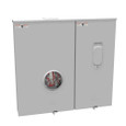 Milbank U6227–U6230 4 & 7 Terminal Ringless Meter Socket - Large Closing Plate, 400A Main Breaker with Locking Connector Options