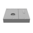Milbank U6227–U6230 4 & 7 Terminal Ringless Meter Socket - Large Closing Plate, 400A Main Breaker with Locking Connector Options