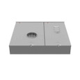 Milbank U6227–U6230 4 & 7 Terminal Ringless Meter Socket - Large Closing Plate, 400A Main Breaker with Locking Connector Options