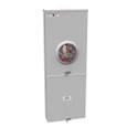 Milbank U6012-XL-200 4 & 5 Terminal Ringless Meter Socket - Small Closing Plates, Lever Bypass with 200A Main Breaker and 8 Branch Circuits