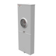 Milbank U6012-XL-200 4 & 5 Terminal Ringless Meter Socket - Small Closing Plates, Lever Bypass with 200A Main Breaker and 8 Branch Circuits