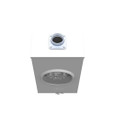 Milbank U9700 Ringless Meter Socket - 7 Terminal, Lever Bypass, Utility Grade Network Meter Base