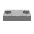 Milbank 4 Terminal Ringless Large Hub Open Adapt To Small Hub Open 2 Position, 200 Ampere
