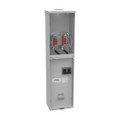 Milbank U4422-RL-200 4 Terminal Ringless Small Hub Open 1-200 Ampere Main Breaker 4 Branch Circuit