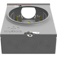 Milbank U8435 4 Terminal Ringless Meter Socket - Triplex Ground, External Hex Configurations