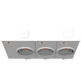 Milbank 4 Terminal Ringless Small Closing Plate 2-6 Position Stainless Steel Hasp, 100 Ampere