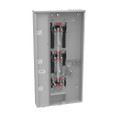 Milbank U2863-X 4-5 Terminal Ringless Meter Socket Large Closing Plate 3 Position 3-200 Ampere Main Breaker Provision