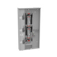 Milbank U2863-X 4-5 Terminal Ringless Meter Socket Large Closing Plate 3 Position 3-200 Ampere Main Breaker Provision