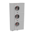 Milbank U2863-X 4-5 Terminal Ringless Meter Socket Large Closing Plate 3 Position 3-200 Ampere Main Breaker Provision