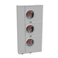 Milbank U2863-X 4-5 Terminal Ringless Meter Socket Large Closing Plate 3 Position 3-200 Ampere Main Breaker Provision