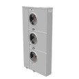 Milbank U2863-X 4-5 Terminal Ringless Meter Socket Large Closing Plate 3 Position 3-200 Ampere Main Breaker Provision