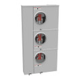 Milbank U2863-X 4-5 Terminal Ringless Meter Socket Large Closing Plate 3 Position 3-200 Ampere Main Breaker Provision