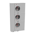 Milbank U2863-X 4-5 Terminal Ringless Meter Socket Large Closing Plate 3 Position 3-200 Ampere Main Breaker Provision