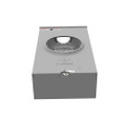 Milbank U9700-RRL 7 Terminal Ringless Large Hub Open Adapt To Small Hub Open Lever Bypass - 200A Network Service, Utility Grade