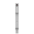Milbank U5137 4 Terminal Ringless Meter Socket - Double Pedestal Direct Bury, Plain Top Horn Bypass