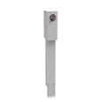 Milbank U5137 4 Terminal Ringless Meter Socket - Double Pedestal Direct Bury, Plain Top Horn Bypass